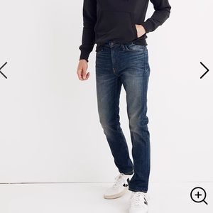 Madewell Slim Authentic Flex Jeans in Wayman Wash